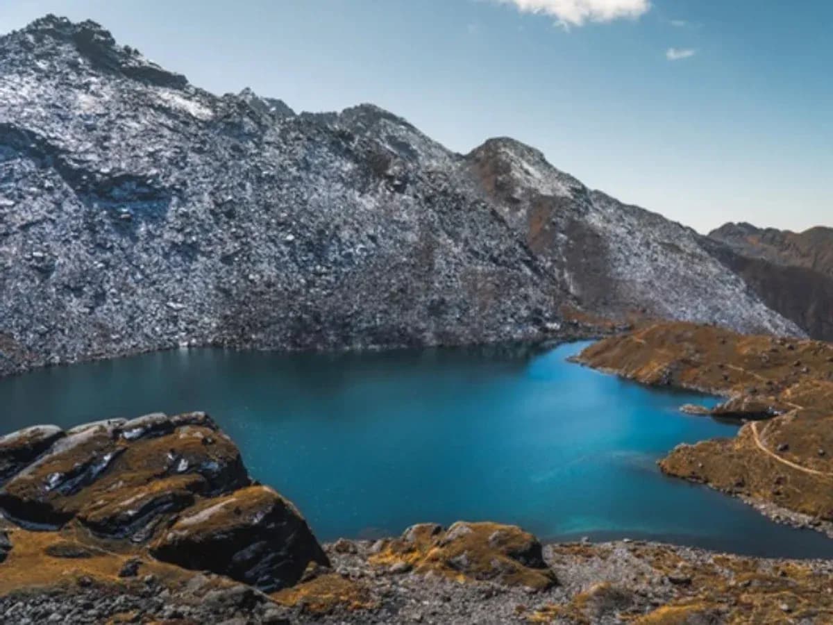 Lakes view from Langtang and Helambu trek